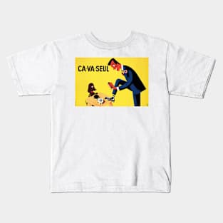 CAVASEUL Man Polish Shoes French Shoe Polish Cream c1939 Vintage Advert Kids T-Shirt